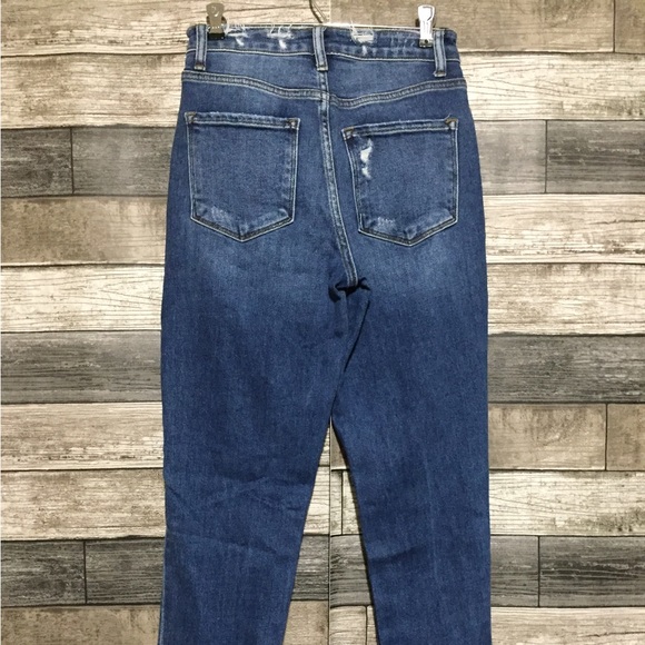 Flying Monkey Moon Legend Mom Jeans Women’s 25 (Inseam 29) Distressed Stretch - Picture 7 of 11